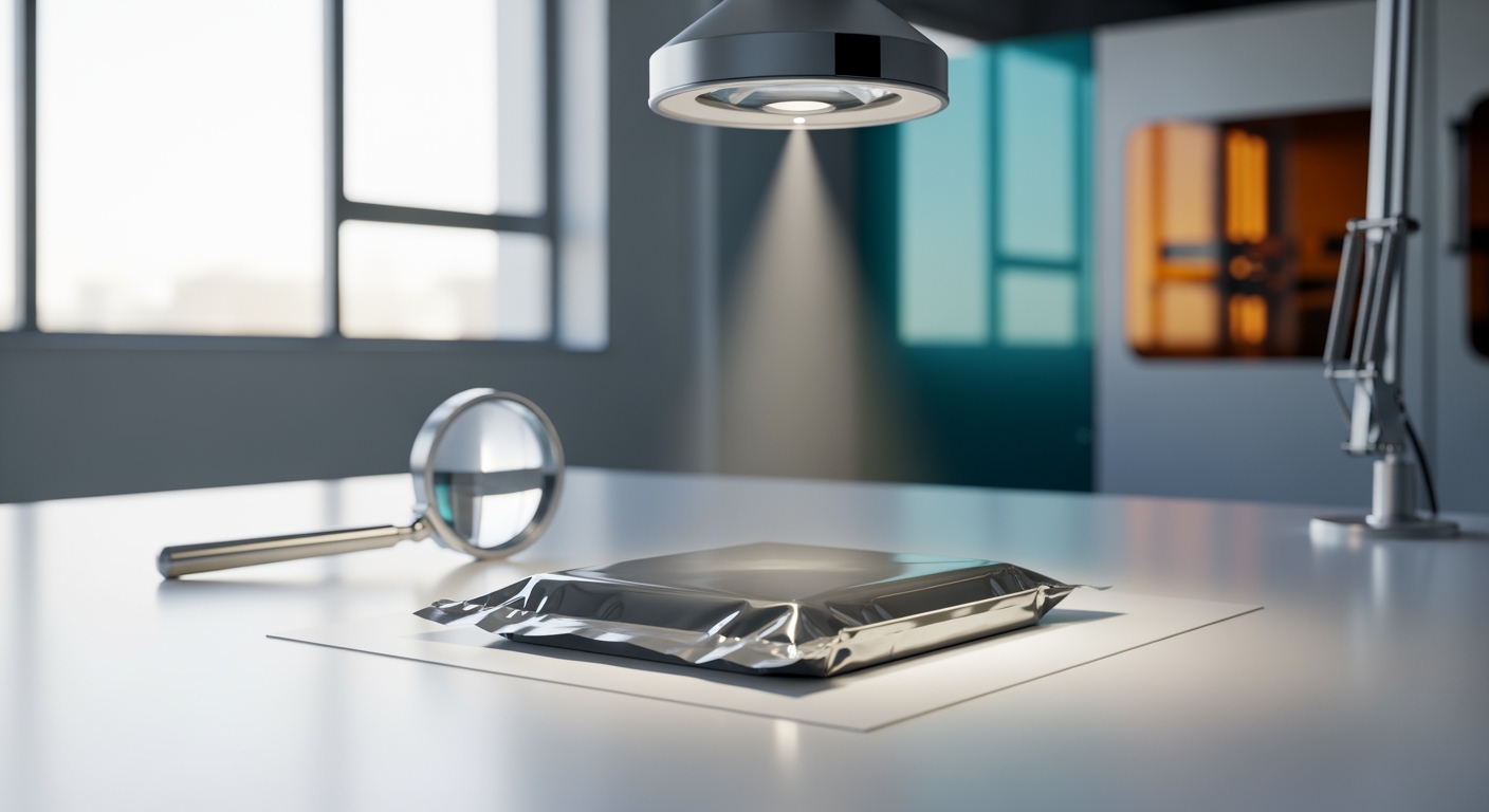 Proces pakowania produktów na linii konfekcjonowania